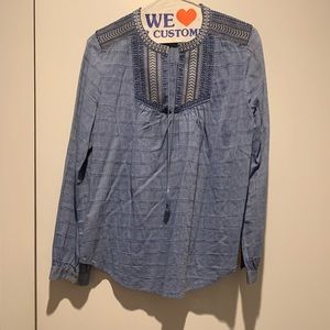 Blue J.Crew Blouse